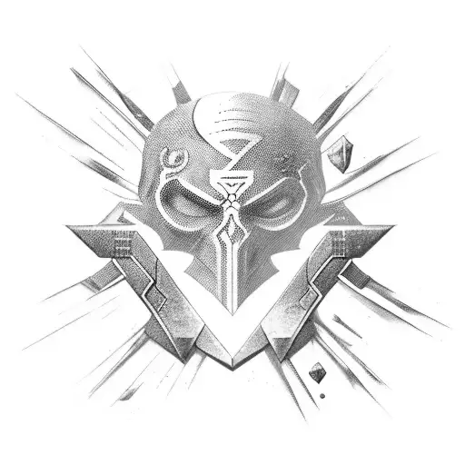 Incorporate Elements From The Game God Of War Into A Futuristic Gaming Scene