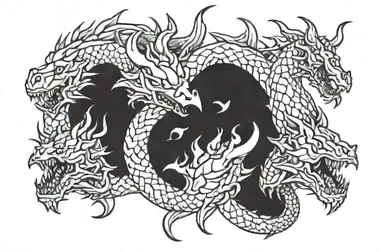 Three Hearts Hidden Inside A Dragon