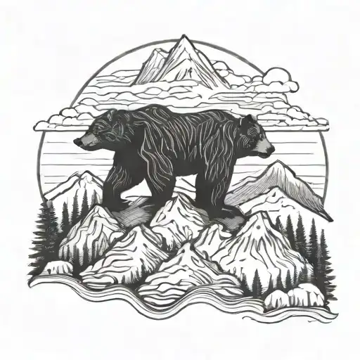 Mountains Bear