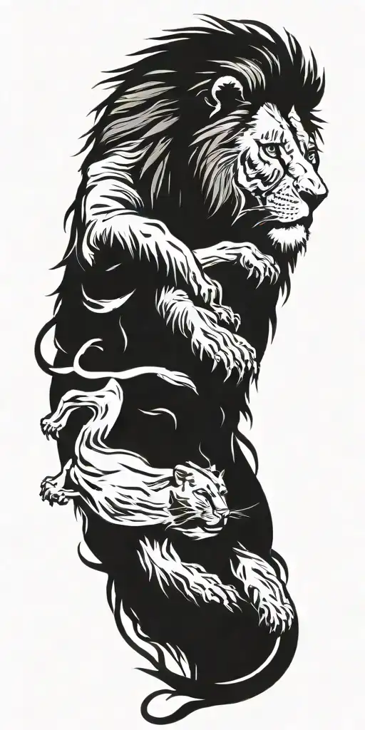 Lion & Fight & Fear Of The Future My Favorite