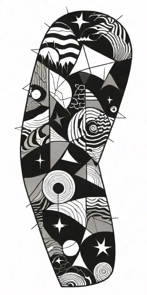 100 Colorful Abstract Shapes