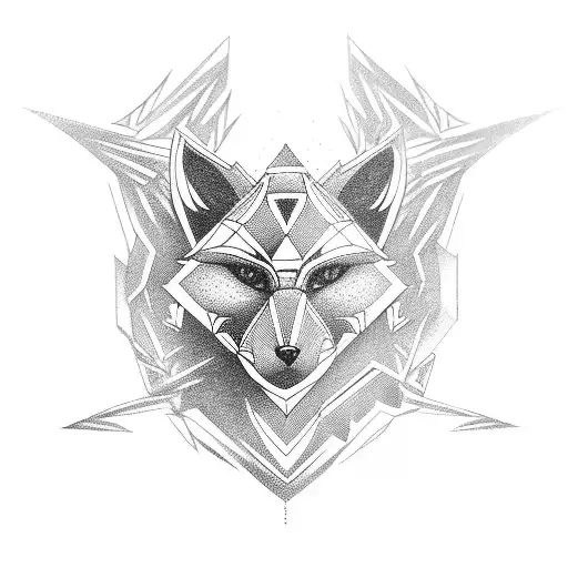 Fox Geometry Oni Dagger Dark