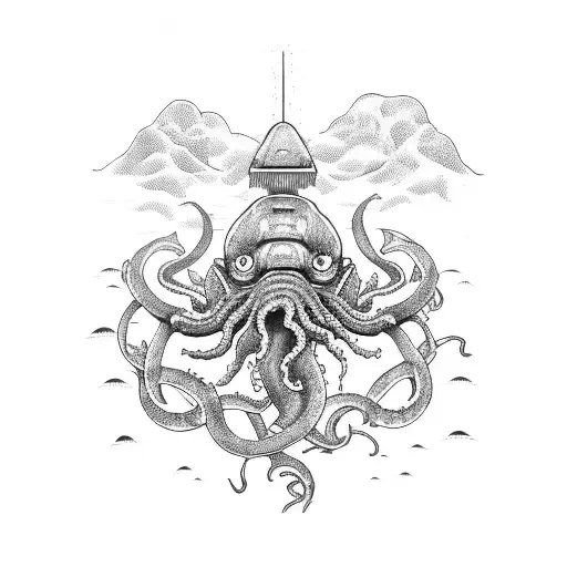 Kraken Wrecking Ship