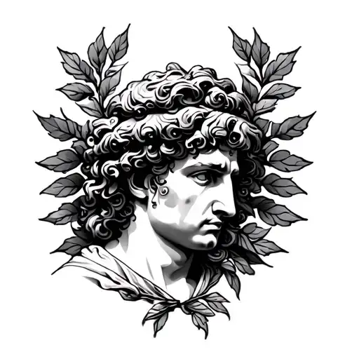 Laurels With Written Roman Figure 2007 Hd Softail Custom