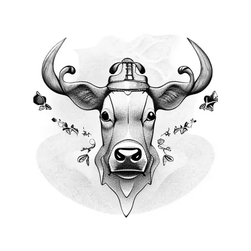 A Colun With A Image Of Dog Paw Below A Cow And Below A Fairy