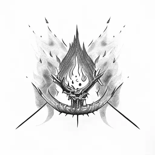 Bonfire From Dark Souls