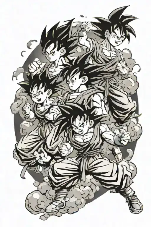 Goku Gohan Goten Father