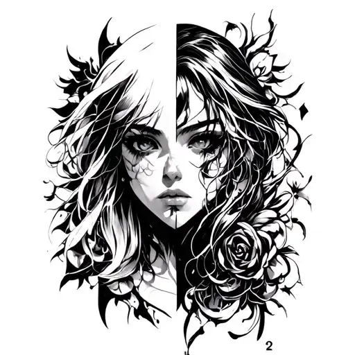 Half Manga With Meaning Of Strength