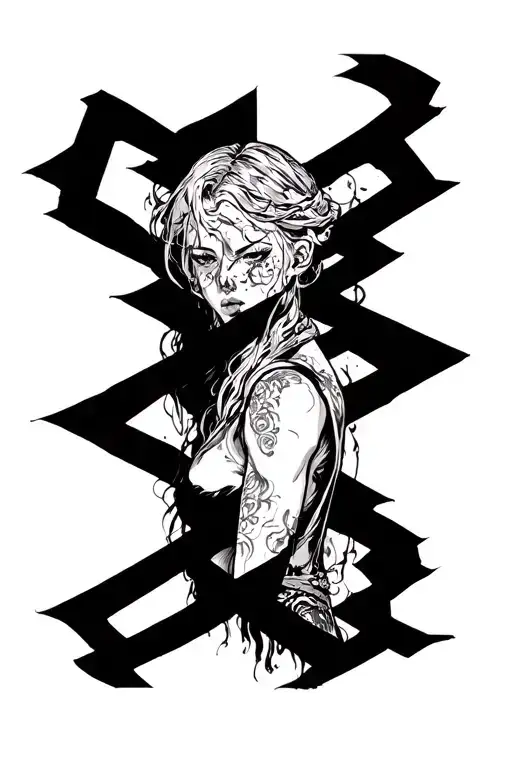 Half Manga With Meaning Of Strength