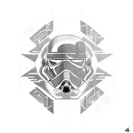 A Cyberpunk-inspired Design Featuring A Futuristic Interpretation Of A Star Wars Spaceship