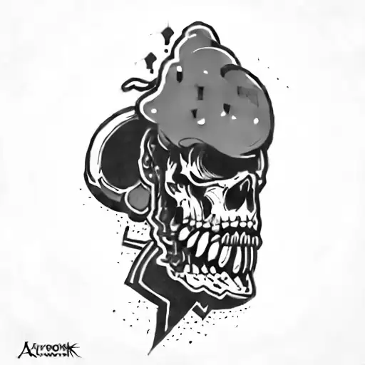 Blackout With Arrows On It