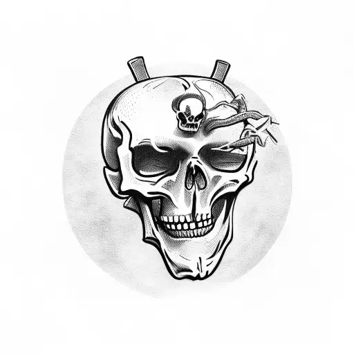 Skeleton Ripping Its Own Heart Out