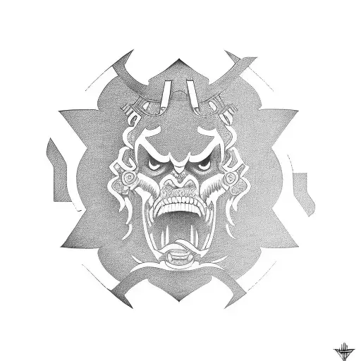 Samurai In Hourglass