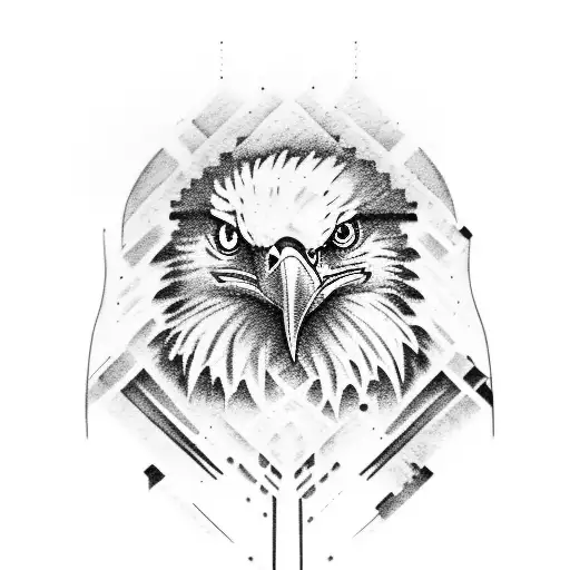 Eagle With Blue Eyes