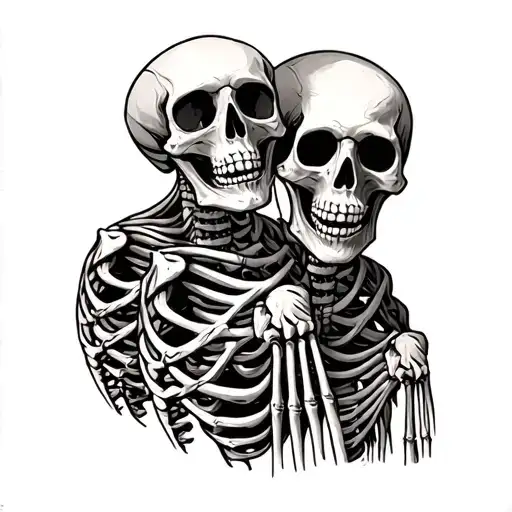 A Group Of Skeletons