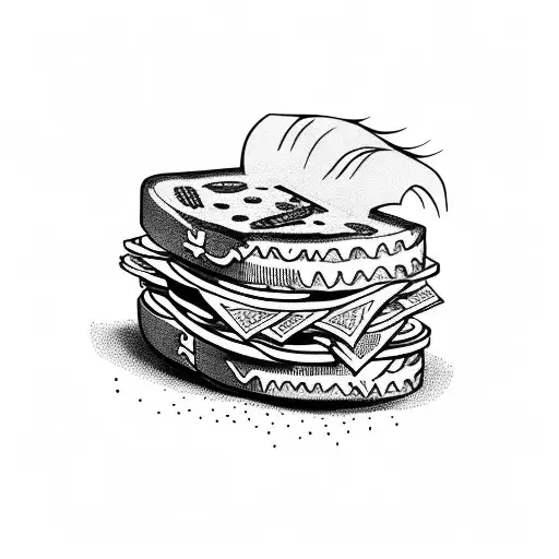 Sandwich With Money On It