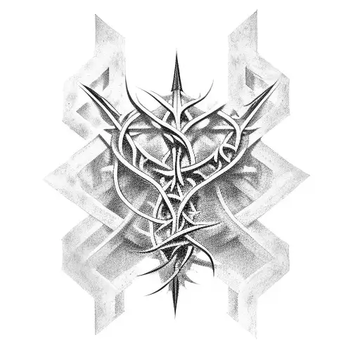 Crown Of Thorns Graffiti