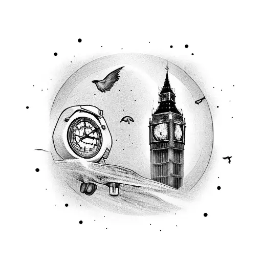 Big Ben With Astronaut