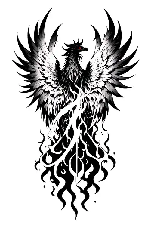 Phoenix Rising From Ashes