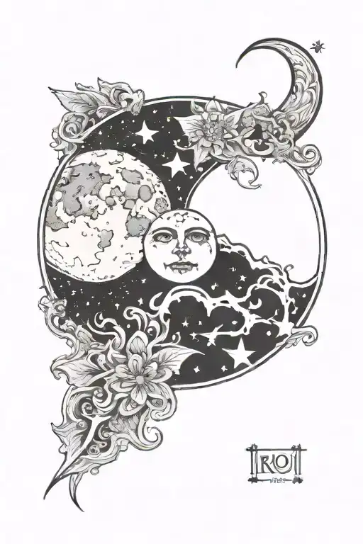 Tarrot Card The Moon