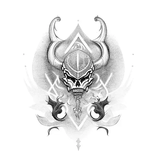 Dark Ornamental Arm Design