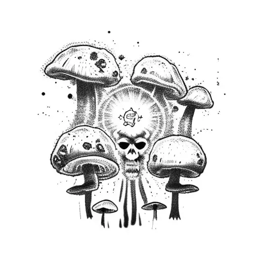 Mushroom Cloud Nuclear Reactor Zombies