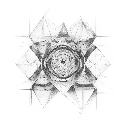 Golden Ratio Human Body Nirvanna Dark Lines