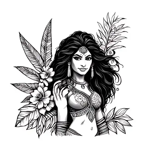 Hawaiian Tribal Moana The Rock