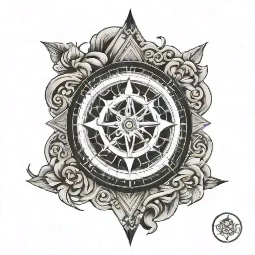 Greek Gods Bull Compass Rose Boat