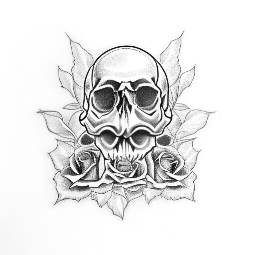 Rose Skull Butterfiles