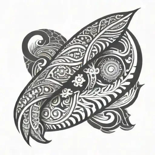 German And Filipino Tribal Sleeve