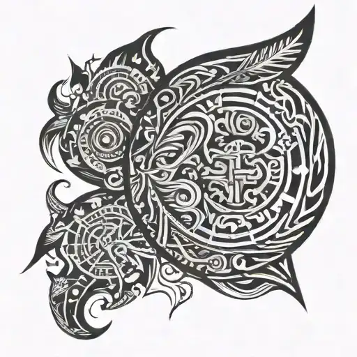 German And Filipino Tribal Sleeve