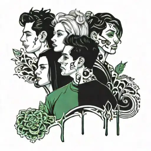 Friends Featuring A Green