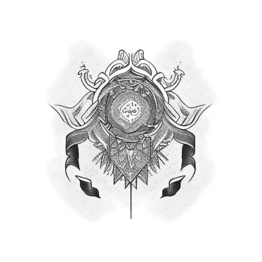 Nordic Motifs Sleeve Left Arm