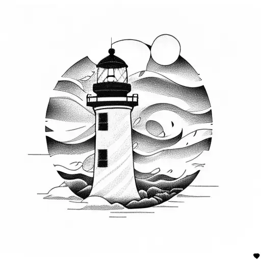 Lighthouse In The Dark