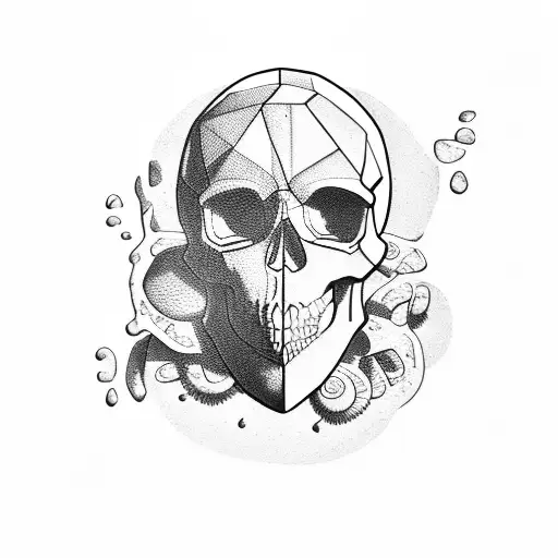 Skull Geometric Swamp