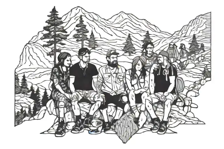 Scout Familly Mountains Camp Lebanon Friends Photography Besties