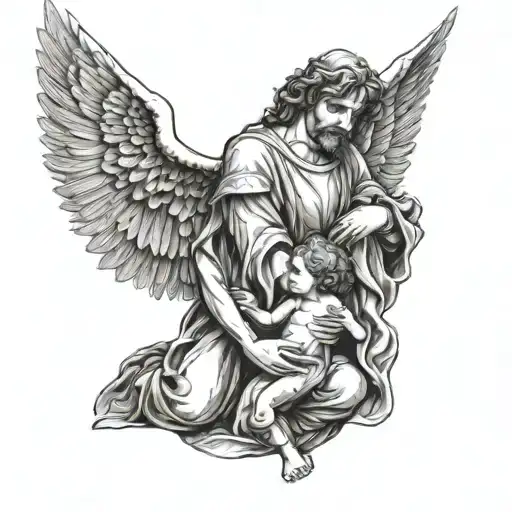 Angel Father And Human Son