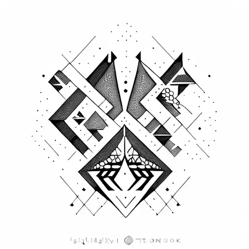 Saggitarius Sky Mountain Tribal