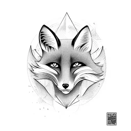 Fox With Hannya Tattoos On Back