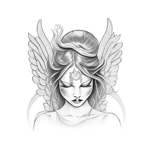 Crying Female Angel