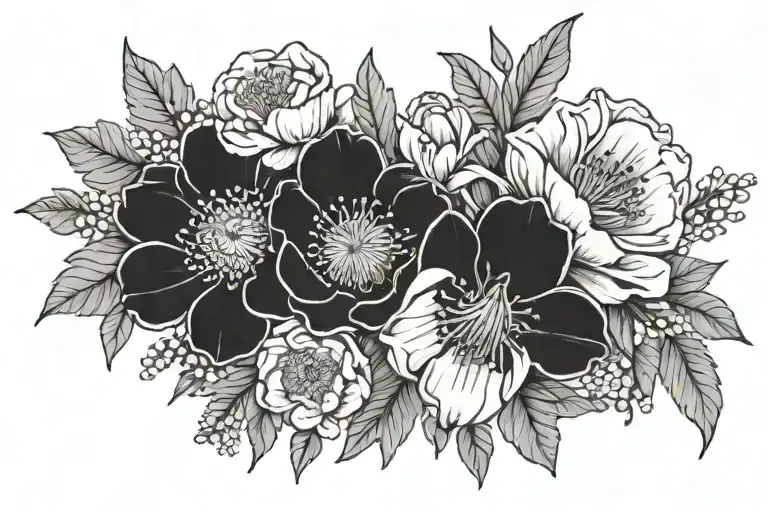 Birth Flower Bouquet