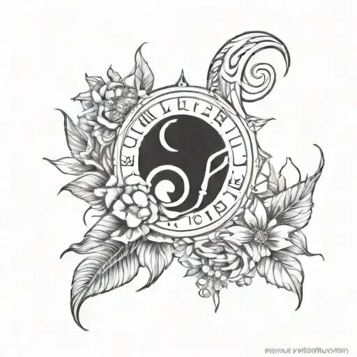 Cancer And Virgo Synbol With Arianna