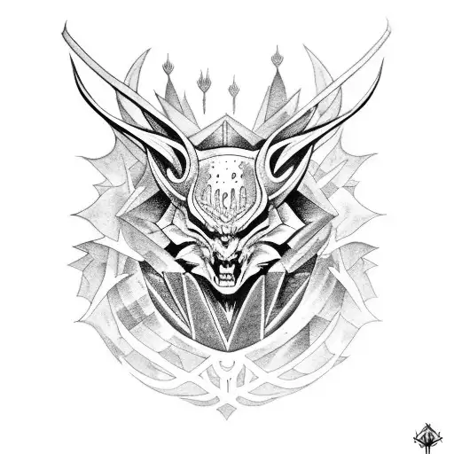 Urban Legendary Creature In Forest