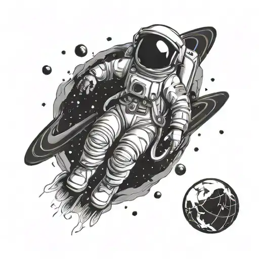 Space Theme Without Astronaut Floating