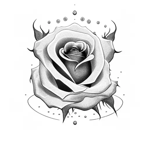 Rose In An Apothicary Jar