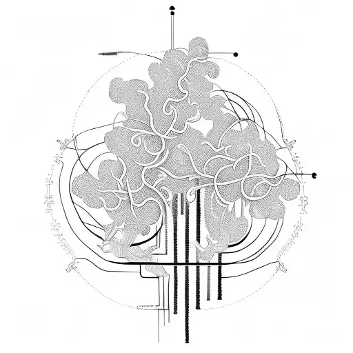 Electronic Circuitry Turning Into Plant Vines
