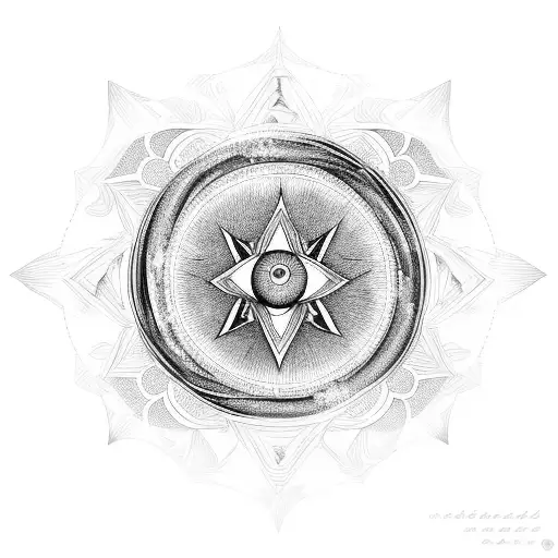 Star With Spiral Inside