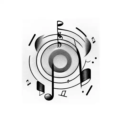 Music Notes Traveling