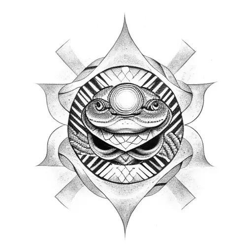 Third Eye With Snake